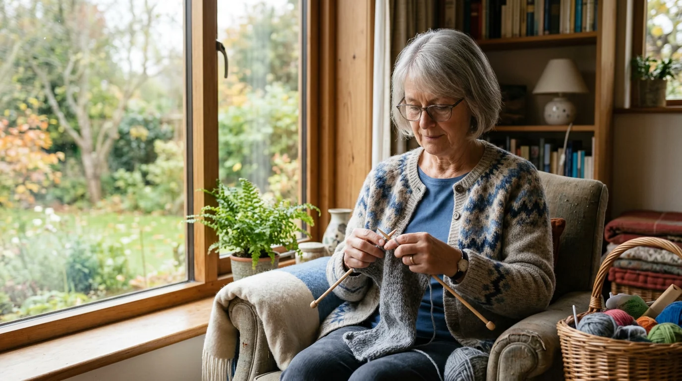 Handarbeit in ruhiger Umgebung – Strickkreis