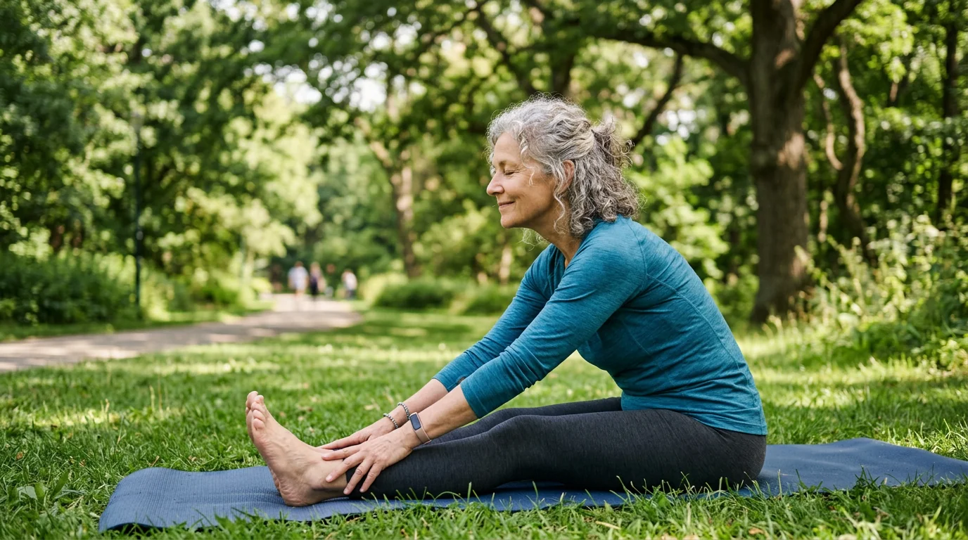 Yoga für Ältere – Senioren bei sanfter Gymnastik